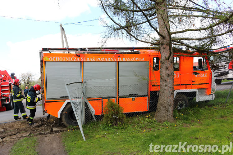 Wypadek wozy OSP Turaszówkau