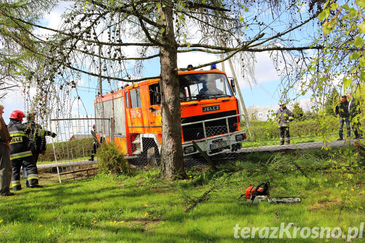 Wypadek wozy OSP Turaszówkau