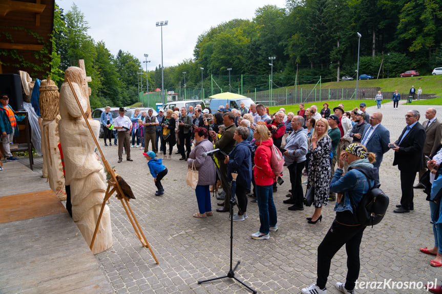 Zakończenie pleneru rzeźbiarskiego w Iwoniczu-Zdroju