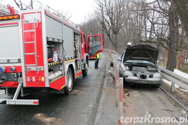 Zasnął za kierownicą