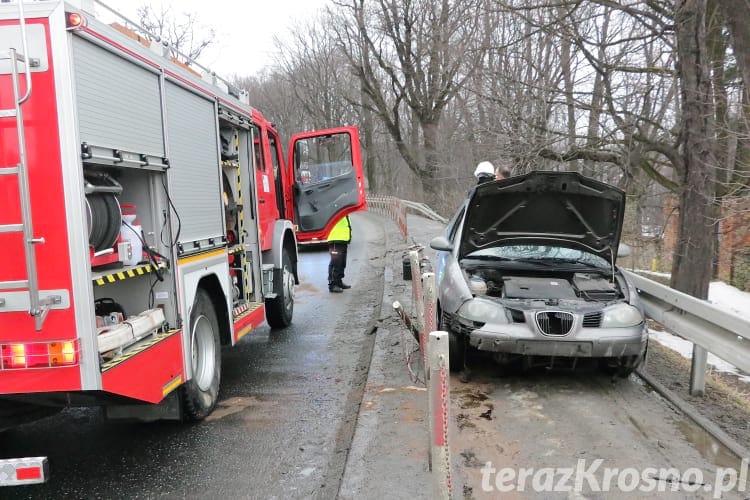 Zasnął za kierownicą