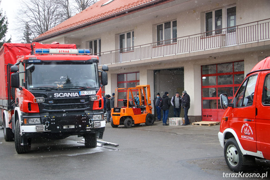 Zbiórka sprzętu strażackiego