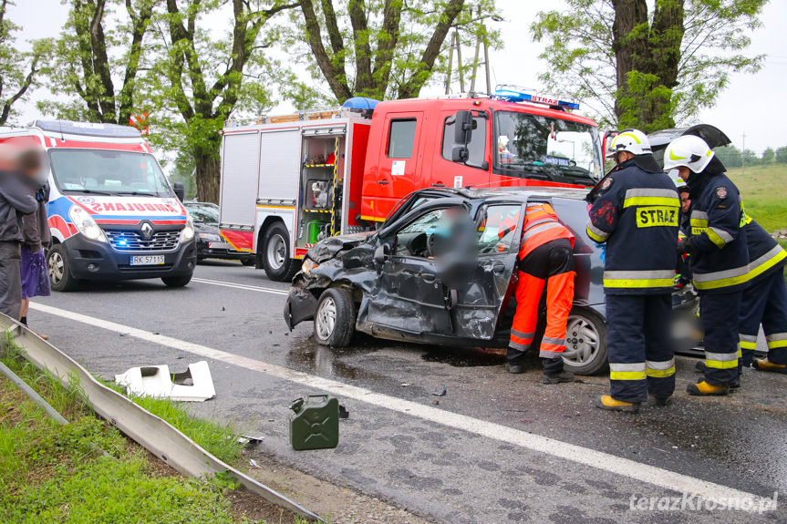 Wypadek w Zboiskach