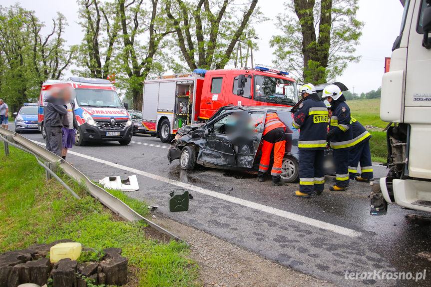 Wypadek w Zboiskach