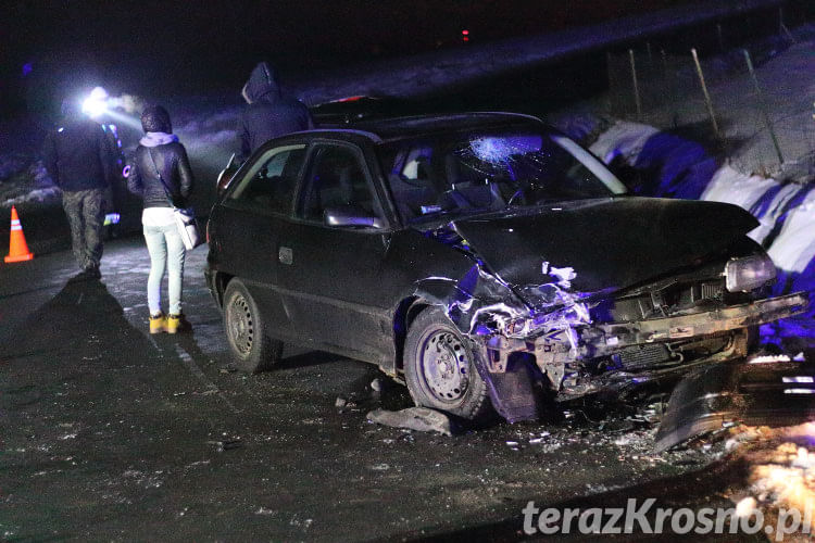 Zderzeni audi i opla w Komborni