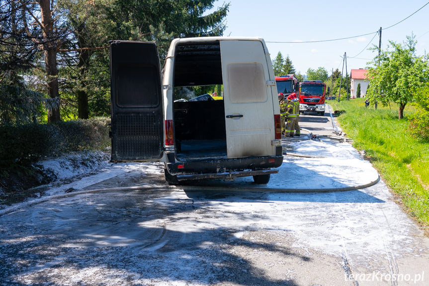 Zderzenie busa z samochodem osobowym w Odrzykoniu