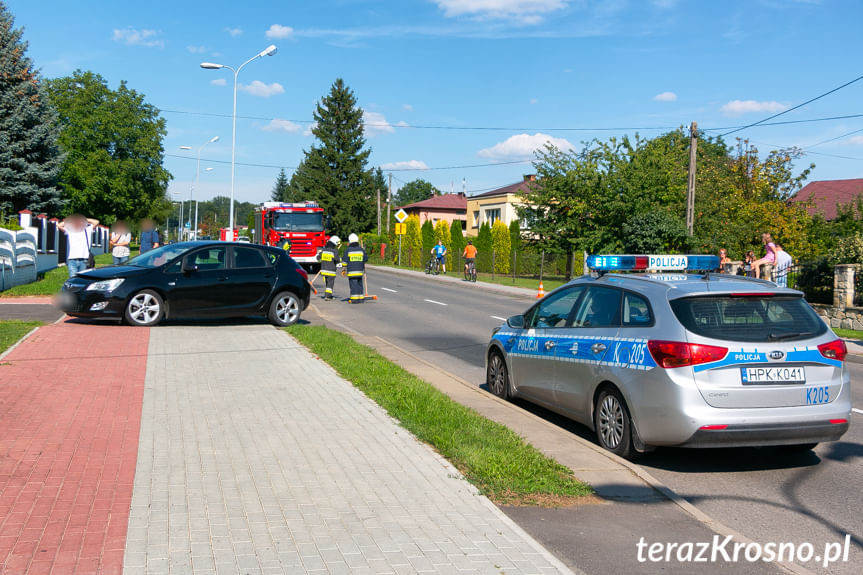 Zderzenie ciężarowki z osobówką w Jedliczu