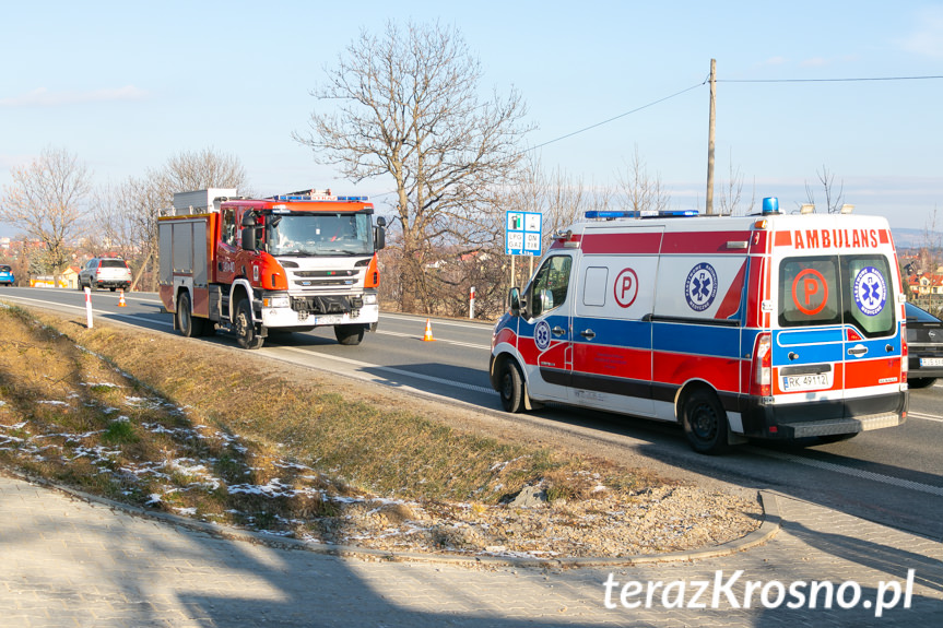 Zderzenie dwóch osobówek na Bieszczadzkiej