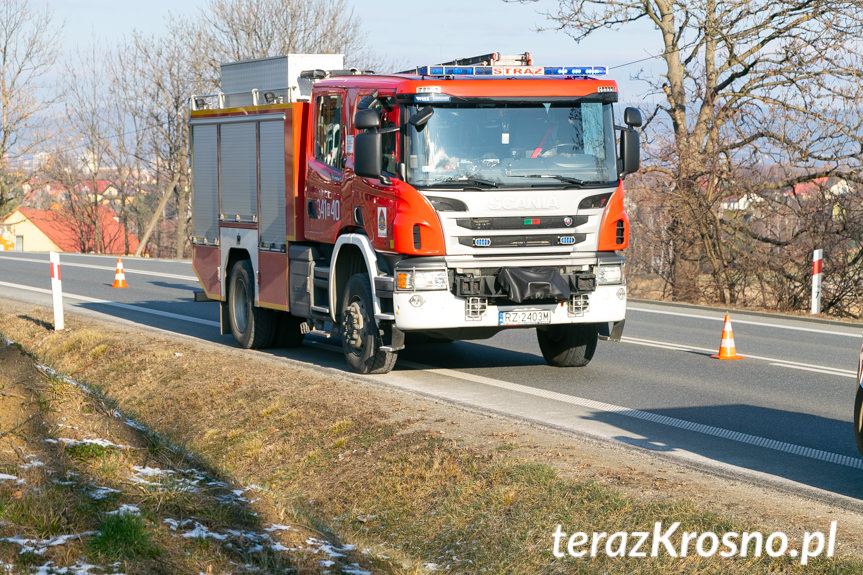 Zderzenie dwóch osobówek na Bieszczadzkiej