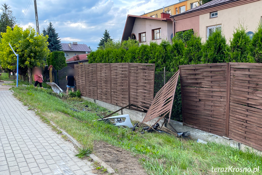 Zderzenie dwóch samochodów na Bema