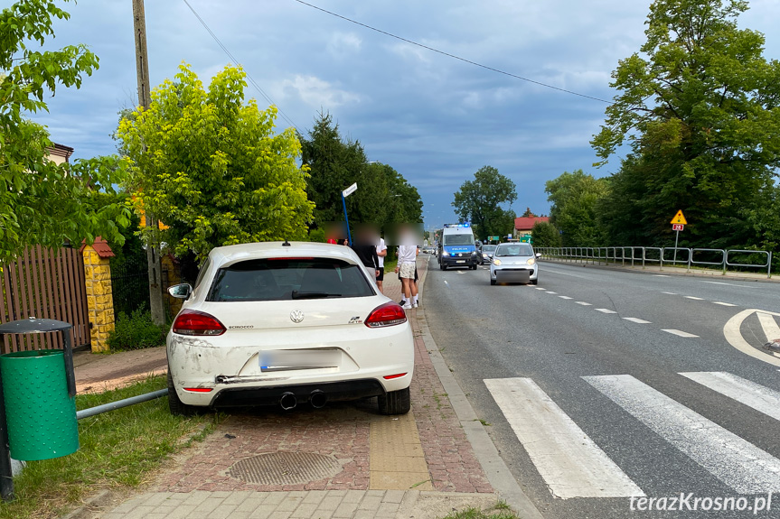 Zderzenie dwóch samochodów na Bema