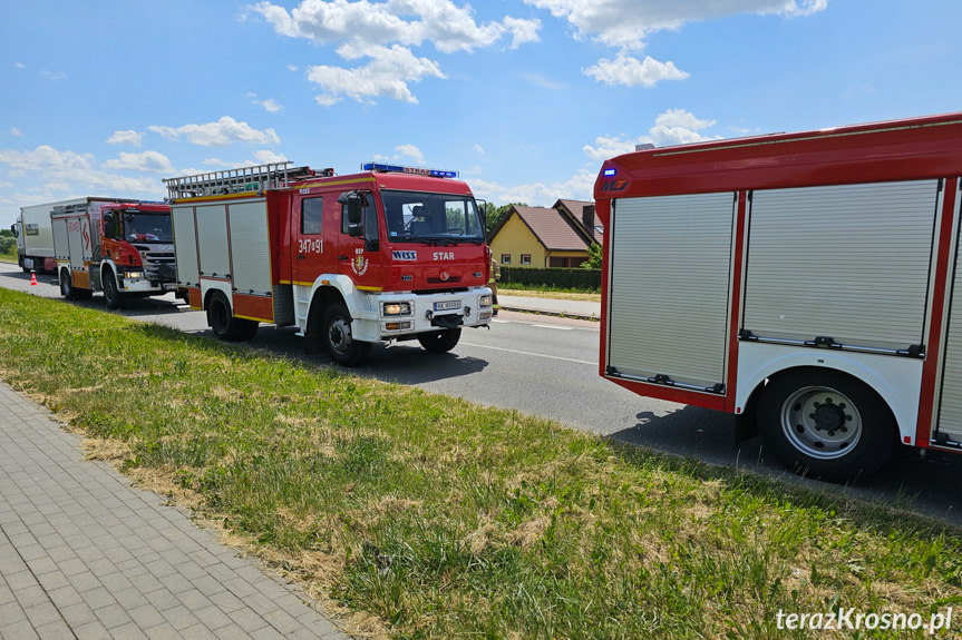 Zderzenie dwóch samochodów na Lotników