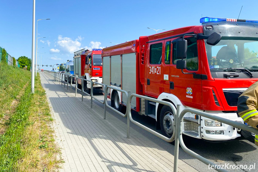 Zderzenie dwóch samochodów na Podkarpackiej