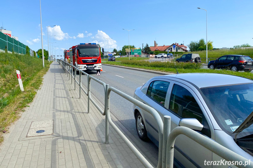 Zderzenie dwóch samochodów na Podkarpackiej