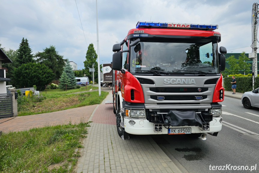 Zderzenie dwóch samochodów na Wyszyńskiego