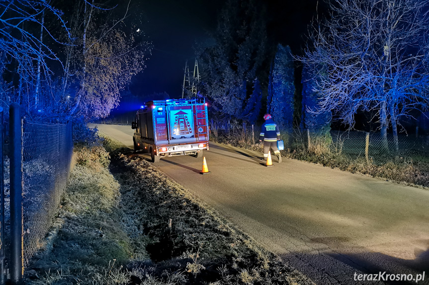 Zderzenie dwóch samochodów w Chorkówce