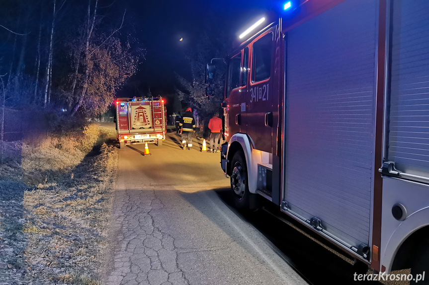 Zderzenie dwóch samochodów w Chorkówce