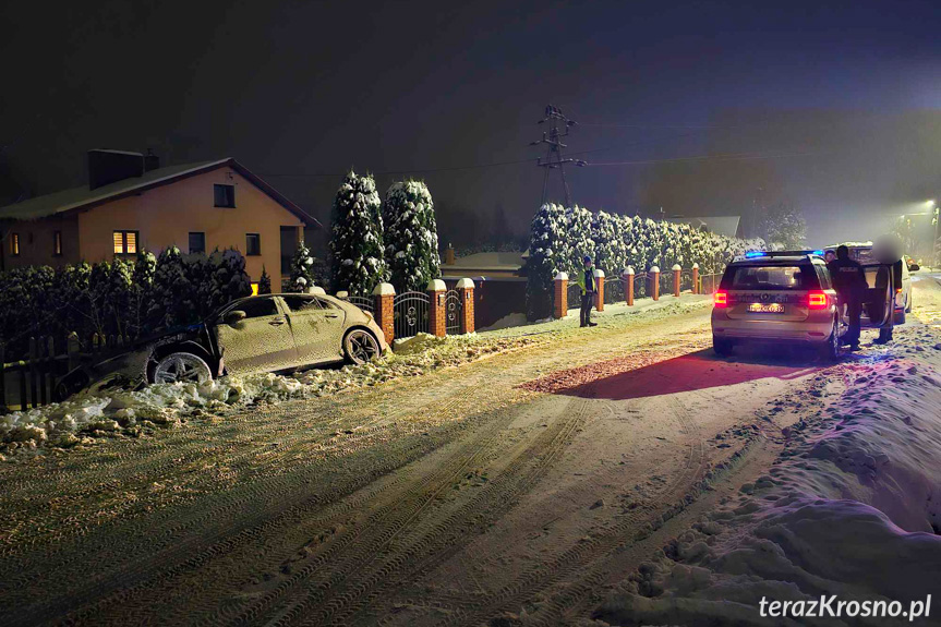 Zderzenie dwóch samochodów w Kobylanach