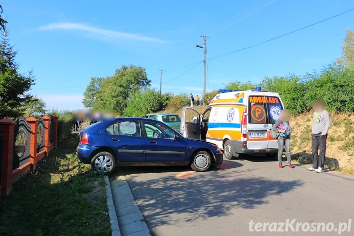 Zderzenie dwóch samochodów w Kopytowej