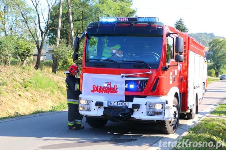 Zderzenie dwóch samochodów w Kopytowej