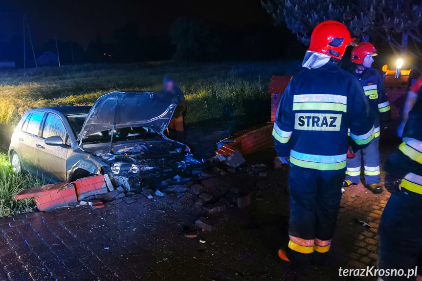 Zderzenie dwóch samochodów w Odrzykoniu na Sportowej