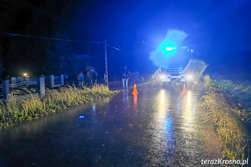 Zderzenie dwóch samochodów w Odrzykoniu na Sportowej