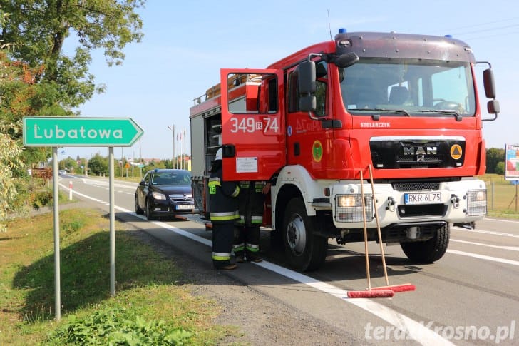 Zderzenie dwóch samochodów w Rogach