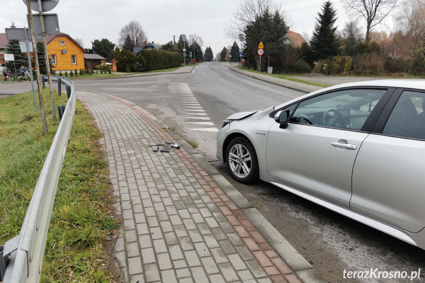 Zderzenie dwóch samochodów w Świerzowej Polskiej