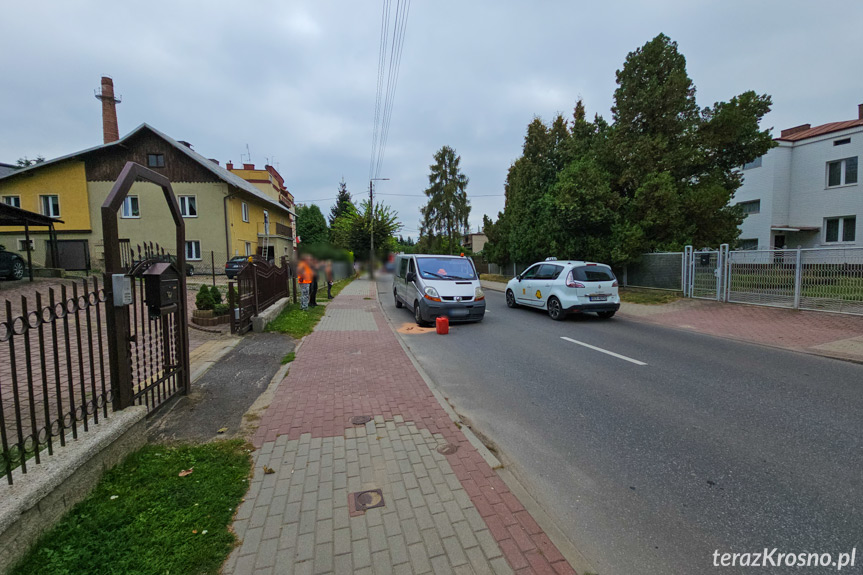 Zderzenie na Grodzkiej dwóch samochodów