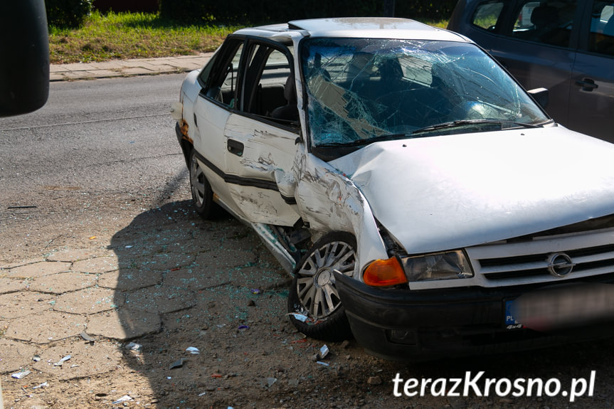 Zderzenie na Pużaka w Krośnie