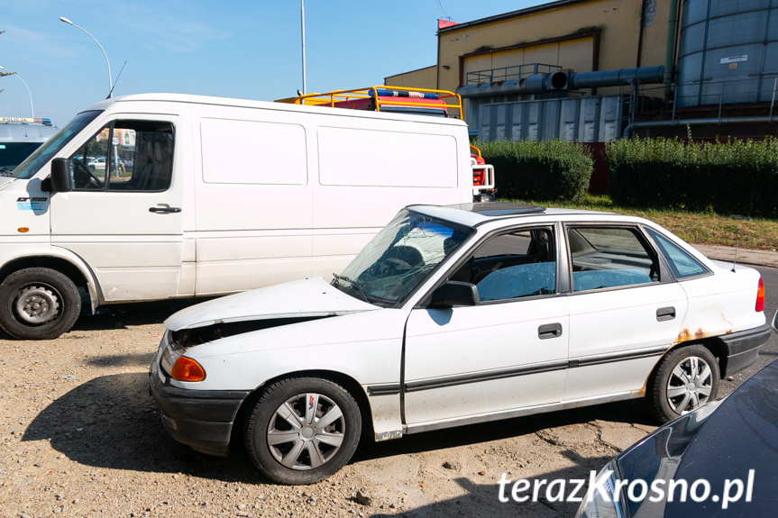 Zderzenie na Pużaka w Krośnie