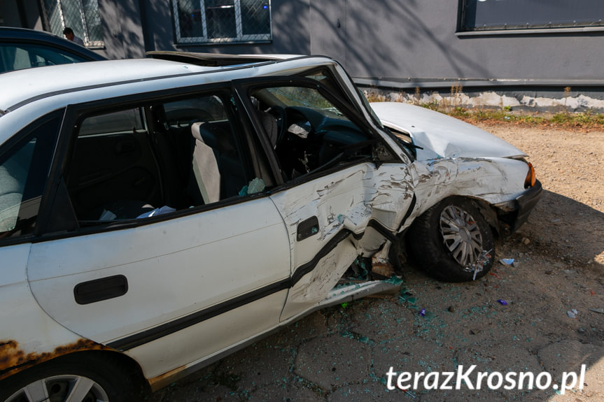 Zderzenie na Pużaka w Krośnie