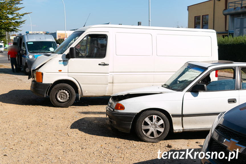 Zderzenie na Pużaka w Krośnie