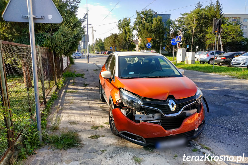 Zderzenie na rondzie