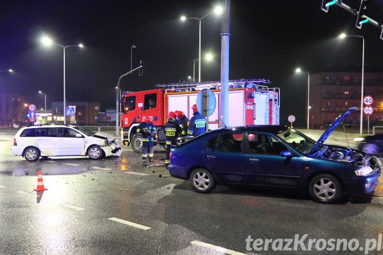 Zderzenie na skrzyżowaniu Grodzka - Podkarpacka