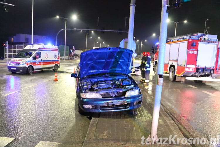 Zderzenie na skrzyżowaniu Grodzka - Podkarpacka