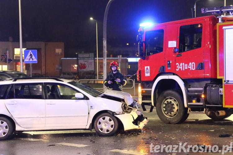 Zderzenie na skrzyżowaniu Grodzka - Podkarpacka