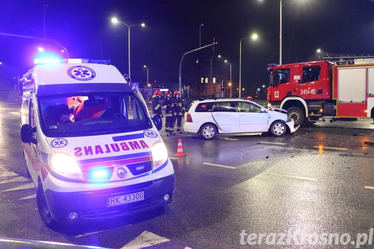 Zderzenie na skrzyżowaniu Grodzka - Podkarpacka