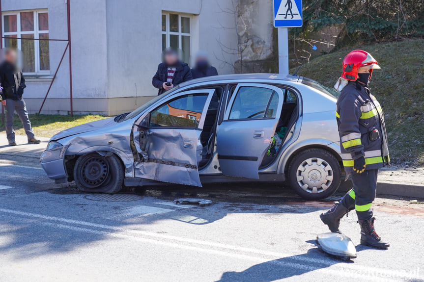 Zderzenie na skrzyżowaniu