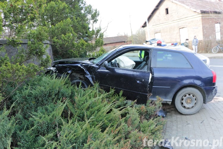 Zderzenie na skrzyżowaniu w Krośnie