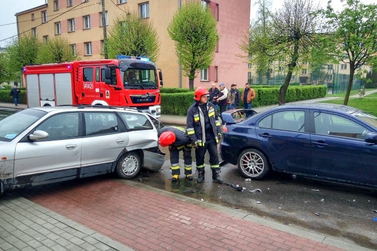 Zderzenie na ul. Naftowej