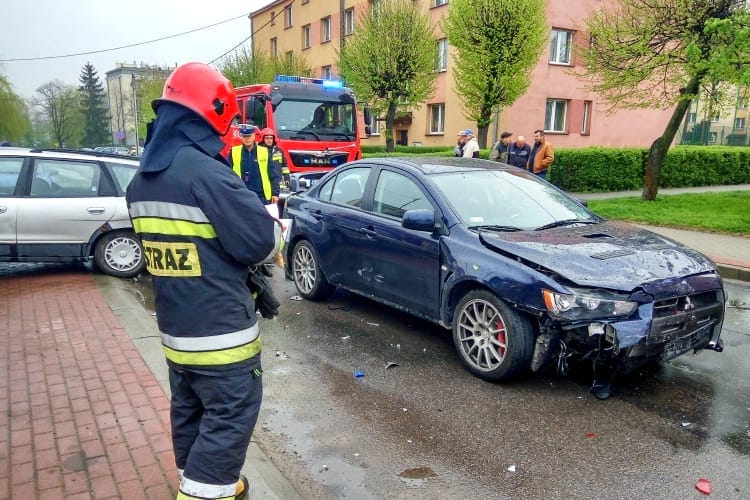 Zderzenie na ul. Naftowej