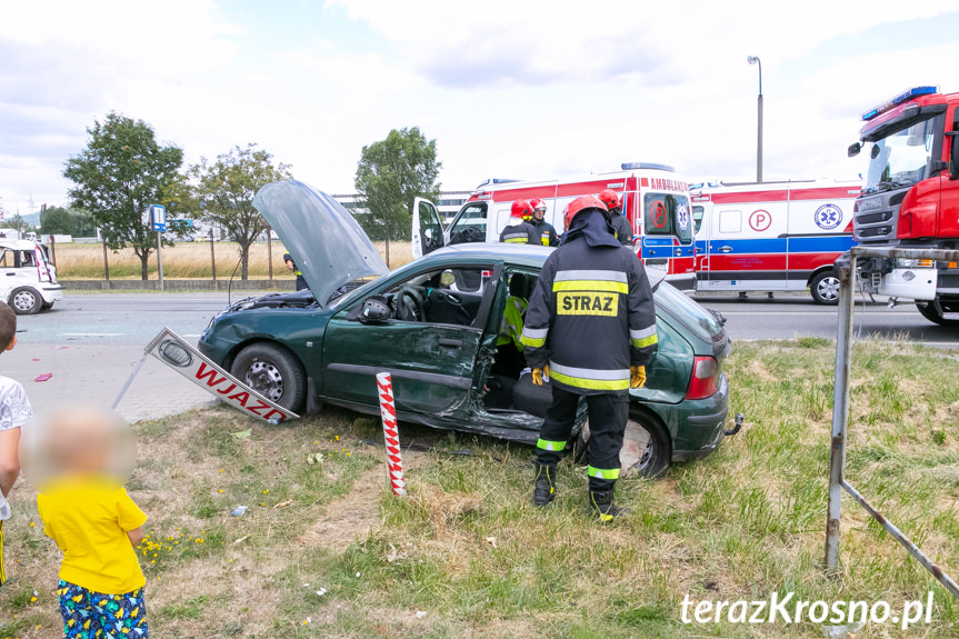 Zderzenie na ul. Podkarpackiej