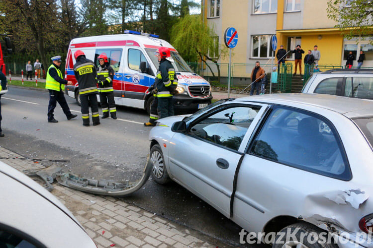 Zderzenie na ul. Tysiąclecia