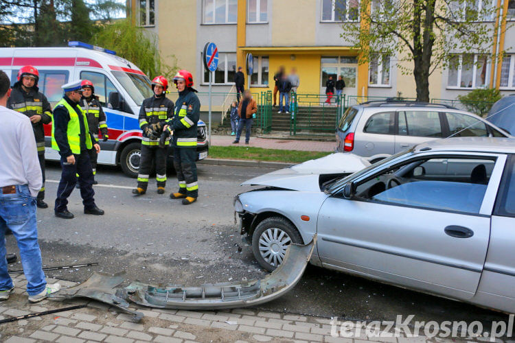 Zderzenie na ul. Tysiąclecia