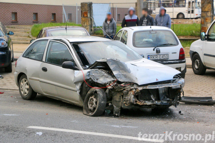 Zderzenie na ul. Tysiąclecia