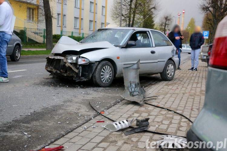 Zderzenie na ul. Tysiąclecia