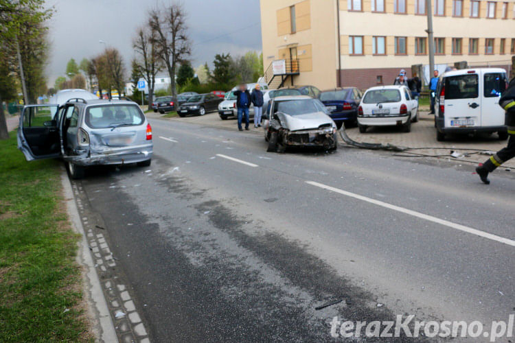 Zderzenie na ul. Tysiąclecia