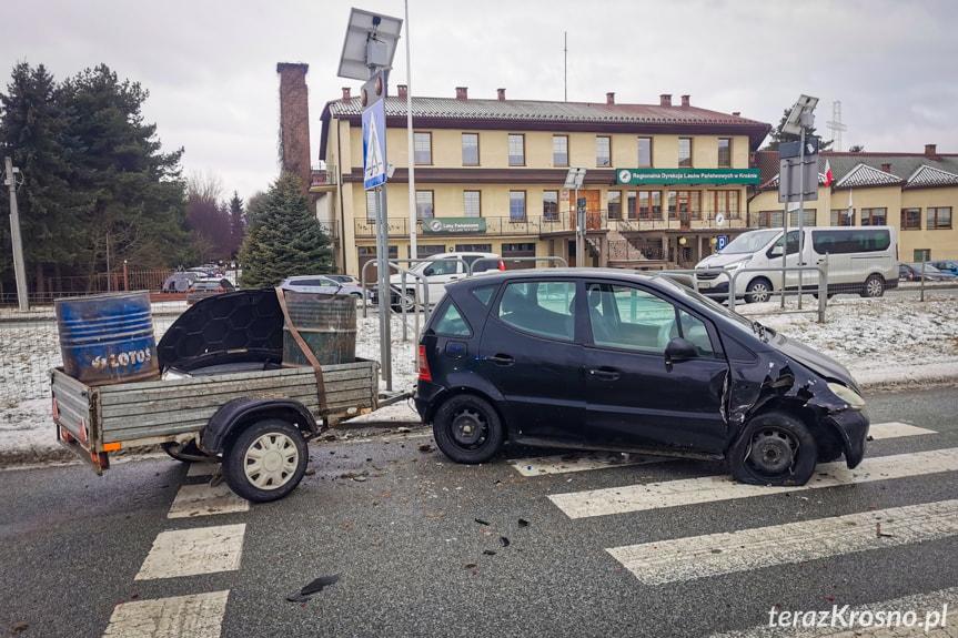 Zderzenie na ulicy Podkarpackiej w Krośnie