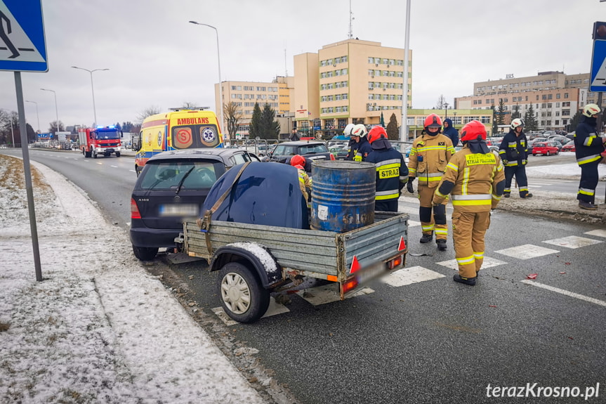 Zderzenie na ulicy Podkarpackiej w Krośnie